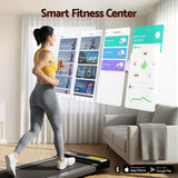 Everfit Treadmill Electric Walking Pad Under Desk Home Gym Fitness Foldable Belt - Side View