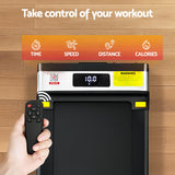 Everfit Treadmill Electric Walking Pad Under Desk Home Gym Fitness Foldable Belt - Top-Down View