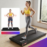 Everfit 4 in 1 Vibration Walking Pad Treadmill Under Desk Treadmills for Home Gym with App Control 380mm Black - Extra Image