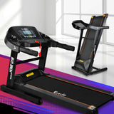 Everfit Treadmill Electric Home Gym Fitness Exercise Machine Foldable 400mm - Low Angle