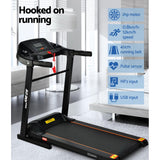 Everfit Treadmill Electric Home Gym Fitness Exercise Machine Foldable 400mm - Top-Down View