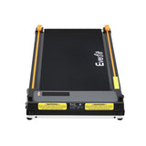 Everfit 2 Side Walking Pad Treadmill with Massage Function Fitness 380mm Black - Top-Down View