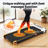 Everfit 2 Side Walking Pad Treadmill with Massage Function Fitness 380mm Black - Close-Up Angle