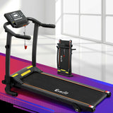 Everfit Treadmill Electric Home Gym Fitness Exercise Machine Foldable 370mm - Low Angle