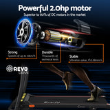 Everfit Treadmill Electric Home Gym Fitness Exercise Equipment Incline 400mm - Rear View