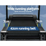 Everfit Treadmill Electric Home Gym Fitness Exercise Machine Hydraulic 420mm - 45-Degree Angle