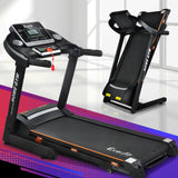 Everfit Treadmill Electric Home Gym Fitness Exercise Machine Hydraulic 420mm - Close-Up Angle