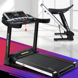 Everfit Treadmill Electric Auto Level Incline Home Gym Fitness Exercise 450mm - Low Angle