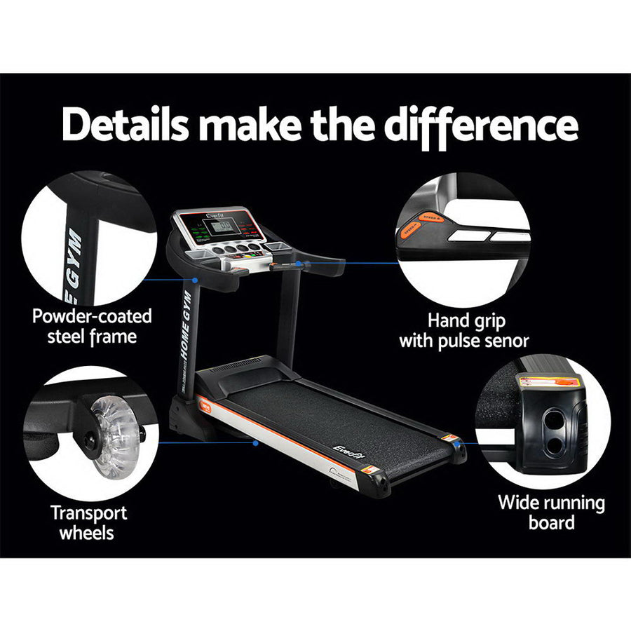 Everfit Treadmill Electric Auto Level Incline Home Gym Fitness Exercise 450mm, image 7