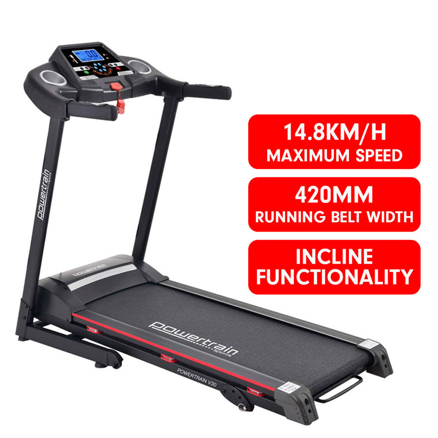 Powertrain V30 Foldable Treadmill Manual Incline Home Gym Cardio, image 15