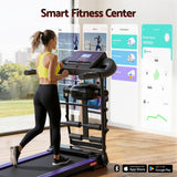 Everfit Treadmill Electric Home Gym Fitness Exercise Machine w/ Massager 400mm - Top-Down View