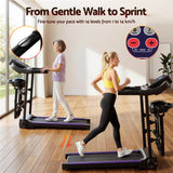 Everfit Treadmill Electric Home Gym Fitness Exercise Machine w/ Massager 400mm - 45-Degree Angle