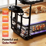 Everfit Treadmill Electric Home Gym Fitness Exercise Machine w/ Massager 400mm - Low Angle