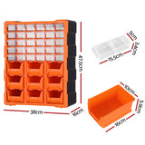 Giantz Tool Organizer 39-Drawer Hardware Cabinet Screw Storage Box Anti-Drop - Side View