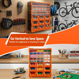Giantz Tool Organizer 39-Drawer Hardware Cabinet Screw Storage Box Anti-Drop - Close-Up Angle