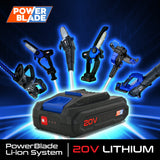 POWERBLADE 20V 2Ah Lithium-Ion Replacement or Spare Battery - Front View