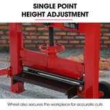 BAUMR-AG Manual Block Splitter, 420mm Cutting Length, Cutter for Paver Brick Stone - Top-Down View