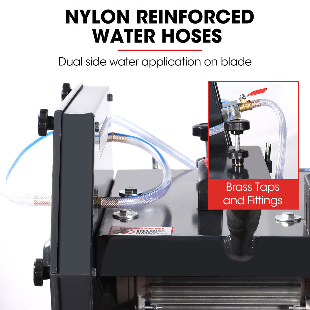 BAUMR-AG 2000W 350mm 14' Brick & Masonry Table Saw, Electric Tile Concrete Cutting, with Stand