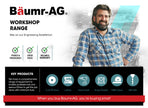 BAUMR-AG Portable Band Saw with Metal Cut Off Bench Stand
