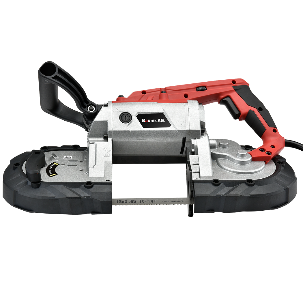 BAUMR-AG Portable Band Saw with Metal Cut Off Bench Stand