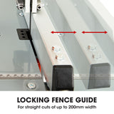 Baumr-AG 350W Wood Bandsaw, Benchtop, 80mm Cutting Depth (BS30) - 45-Degree Angle