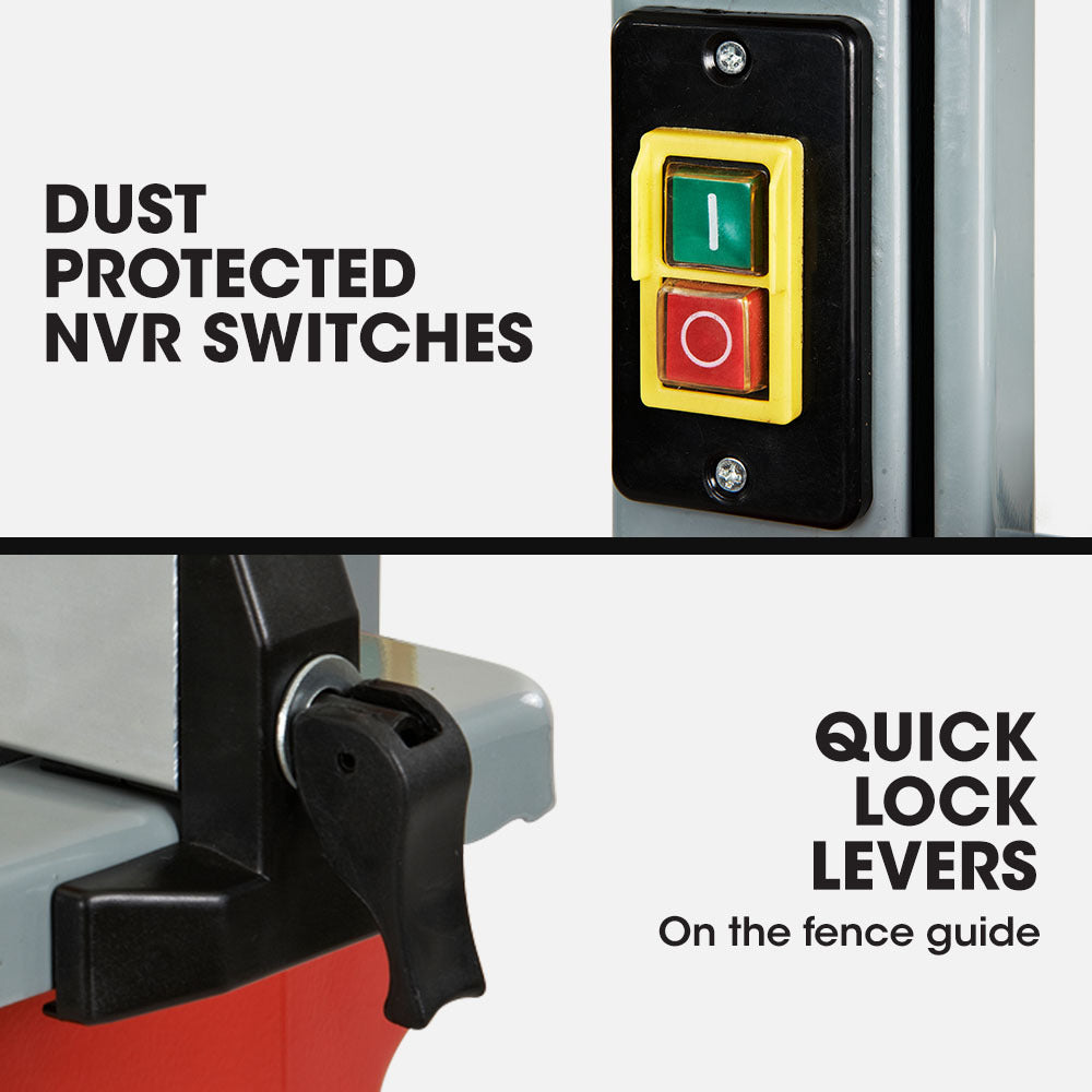 Baumr-AG 350W Wood Bandsaw, Benchtop, 80mm Cutting Depth (BS30)