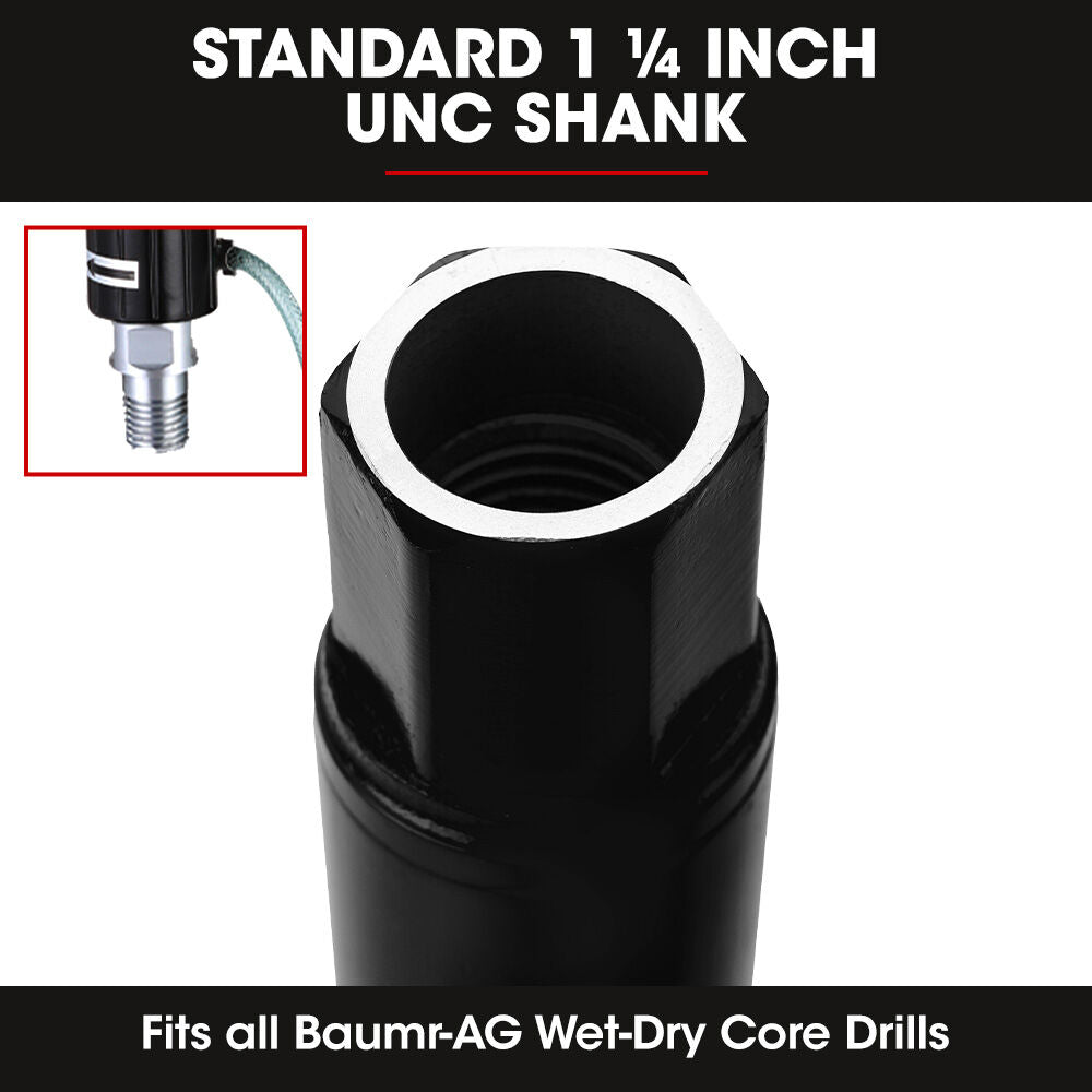Baumr-AG Diamond Core Drill Bit 53mm Concrete Wet Dry Tile Stone Brick Marble 1-1/4 UNC