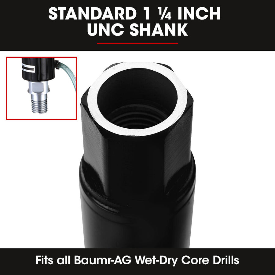 Baumr-AG Diamond Core Drill Bit 53mm Concrete Wet Dry Tile Stone Brick Marble 1-1/4 UNC