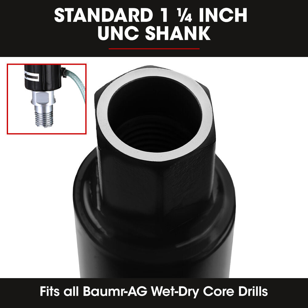 Baumr-AG Diamond Core Drill Bit 63mm Concrete Wet Dry Tile Stone Brick Marble 1-1/4 UNC