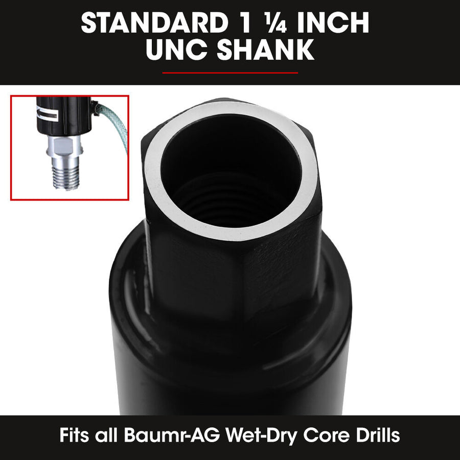 Baumr-AG Diamond Core Drill Bit 63mm Concrete Wet Dry Tile Stone Brick Marble 1-1/4 UNC