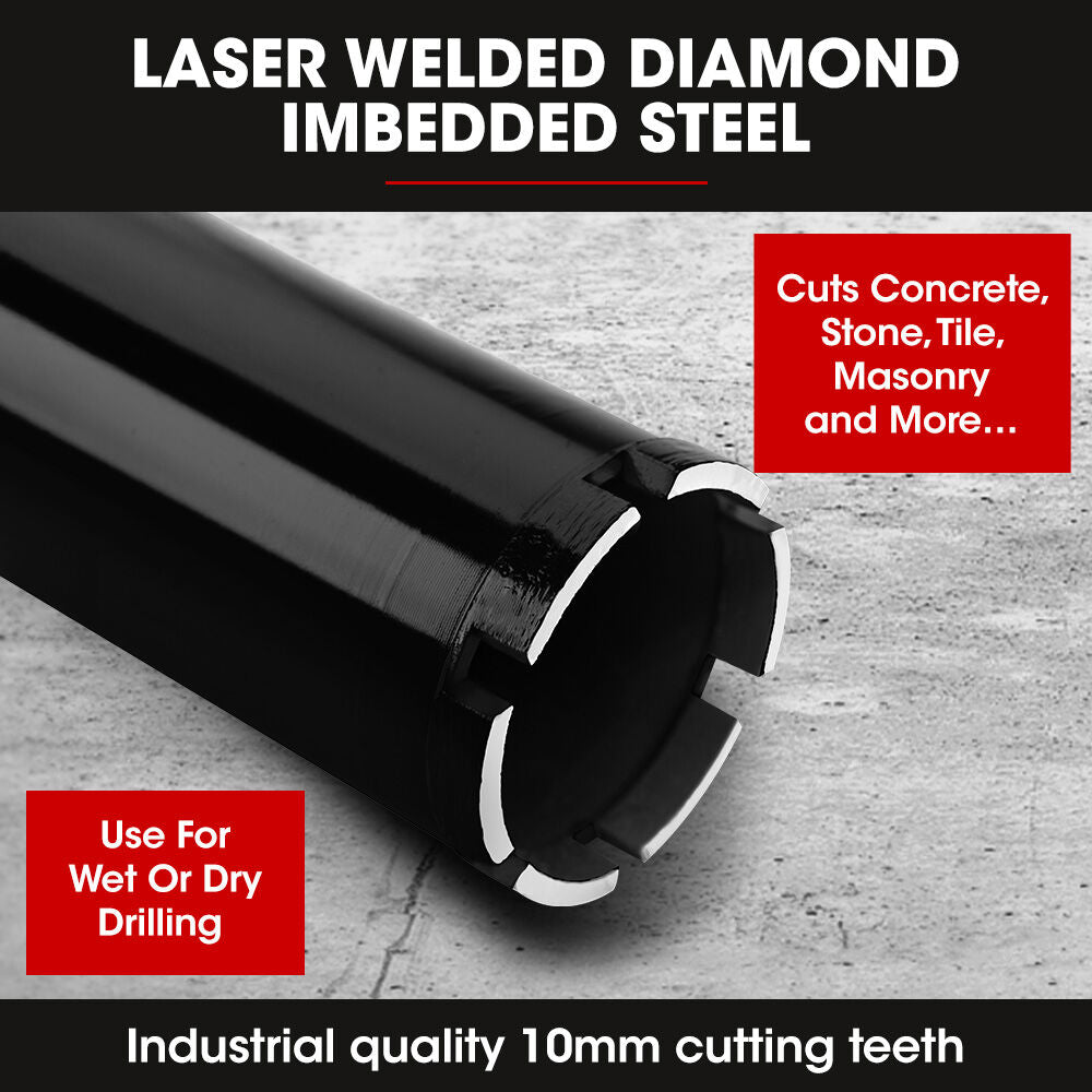 Baumr-AG Diamond Core Drill Bit 63mm Concrete Wet Dry Tile Stone Brick Marble 1-1/4 UNC