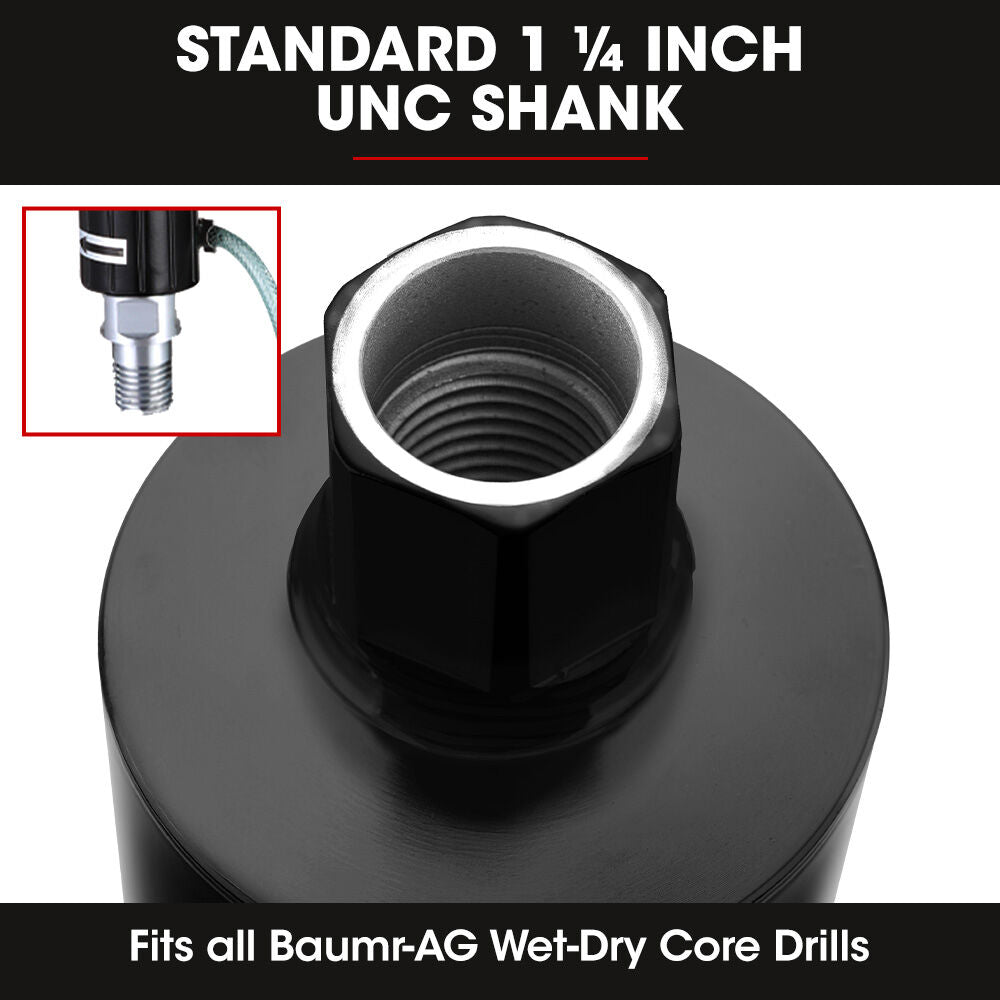 BAUMR-AG Diamond Core Drill Bit 102mm Concrete Wet Dry Tile Stone Brick Marble 1-1/4 UNC
