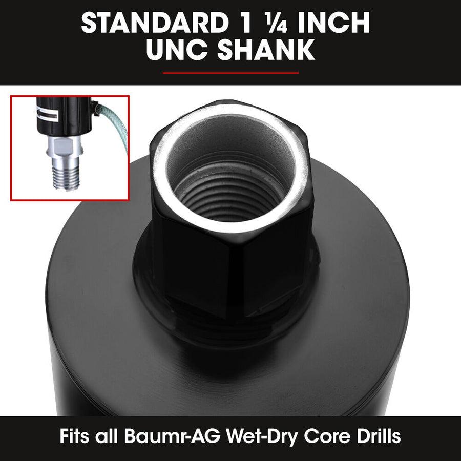 BAUMR-AG Diamond Core Drill Bit 102mm Concrete Wet Dry Tile Stone Brick Marble 1-1/4 UNC
