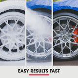 Jet-USA Soap Foam Snow Cannon with 1L Bottle, Works with Petrol and some Electric Pressure Washers - Side View