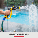 Jet-USA Foam Cannon Soap Applicator Gun For Garden Hose, Snow Foamer with Soap bottle, Quick Connect