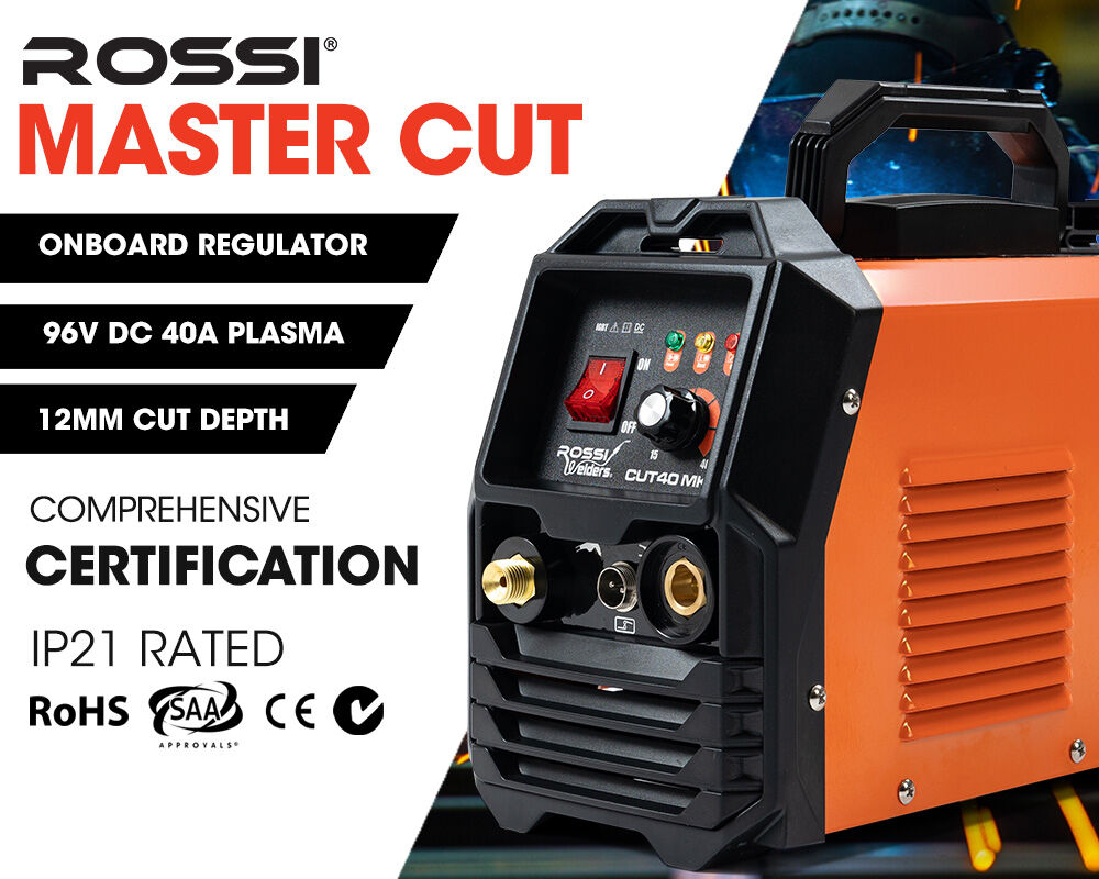 ROSSI 40 Amp Plasma Cutter, Portable Oxy Torch Welder Cutting Machine, 15A Plug