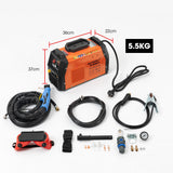 ROSSI 40 Amp Plasma Cutter, Portable Oxy Torch Welder Cutting Machine, 15A Plug - Rear View