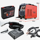 ROSSI 170Amp MIG ARC Stick Welder, with Carry Case & Accessories, 15A Plug - Rear View