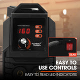 ROSSI 160 Amp Inverter Arc MMA Stick DC Welder, Portable Welding Machine, 15A Plug