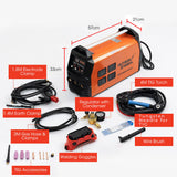 ROSSI 160 Amp AC DC TIG MMA ARC Stick Inverter Welder, Ideal for Aluminium and Copper Welding, 15A Plug - Rear View