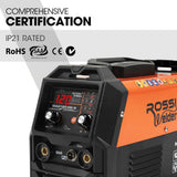 ROSSI 120 Amp Inverter Welder, 3in1 Portable MMA ARC /MIG Gasless /Lift-TIG Welding Machine, 15A Plug