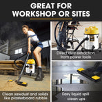 UNIMAC 20L 1400W Wet and Dry Vacuum Cleaner, with Blower, for Car, Workshop, Carpet