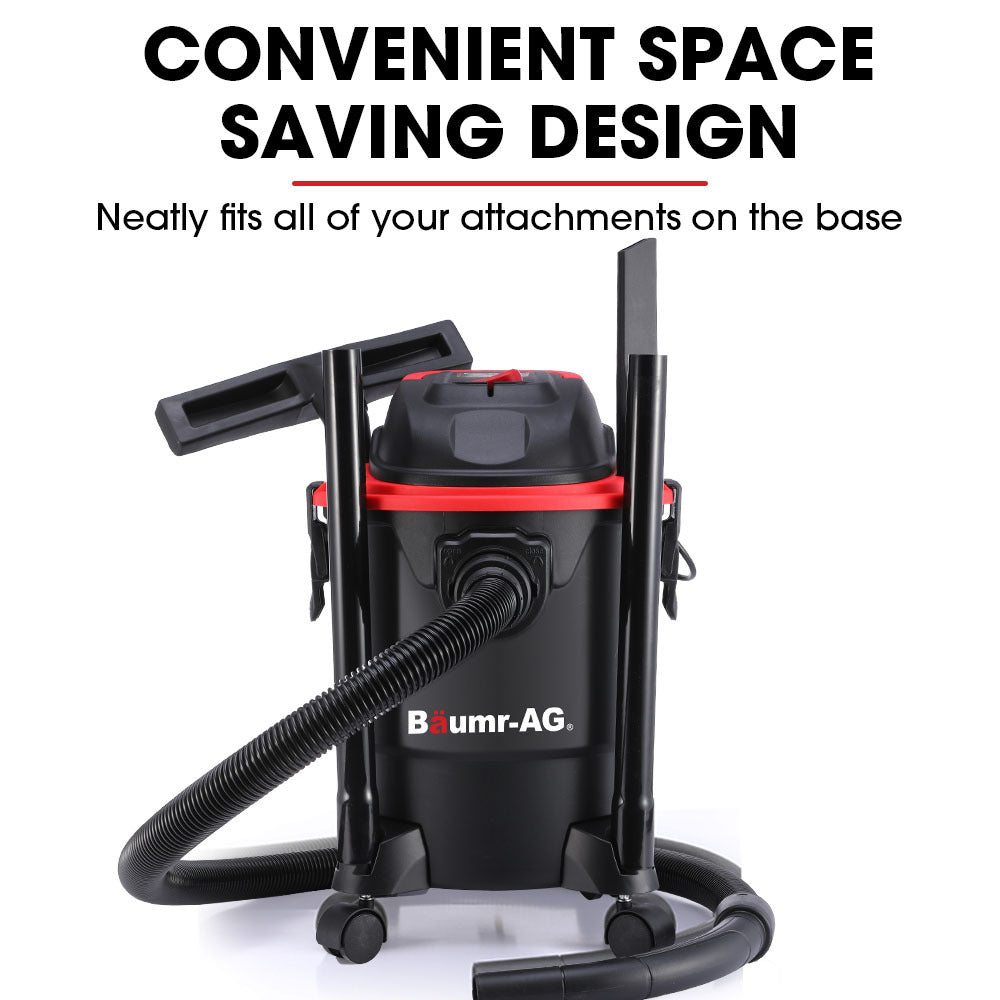 BAUMR-AG 20L 1200W Wet and Dry Vacuum Cleaner, with Blower, for Car, Workshop, Carpet