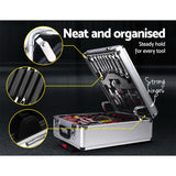 Giantz 786pcs Tool Kit Trolley Case Mechanics Box Toolbox Portable DIY Set - Side View