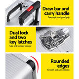 Giantz 786pcs Tool Kit Trolley Case Mechanics Box Toolbox Portable DIY Set - Top-Down View