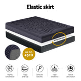 Giselle Bedding Mattress Topper Pillowtop 3-Zone Double - Side View
