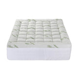Giselle Mattress Topper 11cm Pillowtop toppers Bamboo Queen - Side View