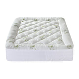Giselle Mattress Topper 5cm Pillowtop toppers Bamboo Queen - Side View