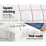 Giselle Bedding 5cm Bamboo Pillowtop Mattress Topper 1000GSM Mattress Pad for Back Pain Relief Washable Breathable Protector with 45cm Deep Pocket Double - 45-Degree Angle