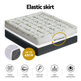 Giselle Bedding Pillowtop Mattress Topper 7.5cm Thick Bamboo Pad for Back Pain Relief Washable Skin-friendly Bed Protector with 45cm Deep Pocket King - 45-Degree Angle